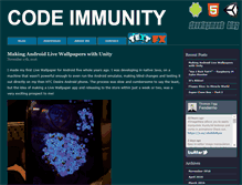 Tablet Screenshot of codeimmunity.com